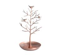 porta joias Soporte de exhibición multifuncional del organizador la joyería aleación con diseño árbol pájaro(GUTONG-NIAOSHU)