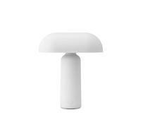 Porta Lámpara de Mesa Portátil Blanco