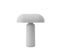 Porta Lámpara de Mesa Portátil Gris