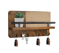 Porta Llaves: 11,82 X 7,09 X 2,96 Pulgadas | Soporte Para Correo Montado En La Pared | Organizador Clasificador De Correo En Estante Para , Pasillo, Cocina, Llaves, Letras, Facturas, Oficina, V