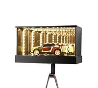 Porta llaves Infinity Garage - 11x6,4x5,8 cm LED montado en la pared, estante de almacenamiento compacto, organizador de llaves decorativo | Titular de la llave del garaje para la entrada, puerta prin