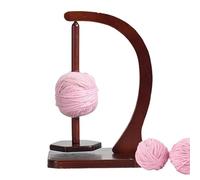Porta madejas de Vertical - Porta bobinas de de Ganchillo de Madera | Porta para Coser, dispensador para de péndulo fácil de Usar, Soporte Giratorio Vertical con Estante P