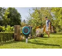 Porta manguera portátil equipada gardena de 20m de 11mm de ø