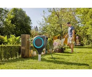 Porta manguera portátil equipada gardena de 20m de 11mm de ø