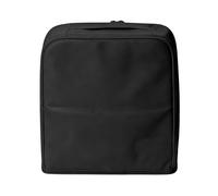 Porta maquillaje de pie - Neceser vertical portátil de gran capacidad - Bolsa de viaje para accesorios de tocador | Para skincare, pintalabios, cejas, máscara, viajes de negocios, fitness, Negro