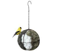 Porta Material Para s Pájaros Jaula Metálica Rellenable Hecha A Mano Para