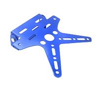 Porta matriculas Moto Ajustable, Azul | Universal Soporte de Matrícula Moto para la Mayoría de Modelos de Motocicletas