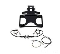 Porta Matriculas para Moto para Sportster S 1250 para RH1250S 21-24 Marco De Luz Señal De Giro Delantera Trasera con Luz De Matrícula Trasera Portamatriculas Moto(No Front Signal)