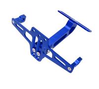 Porta Matriculas Soporte De Matrícula Para Motocicleta Para Marco Trasero Ajustable Resistente Duradero Universal Para Moto Scoot(Blue)