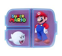 Porta merienda escolar con 3 compartimentos Portameriendas de plástico para niños, almuerzo Launch Box - BPA Free