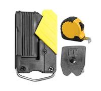 Porta metro de cinta para cinturón, gancho clip portast, organizador de herramientas con bloqueo portátil para carpintería, senderismo, casa