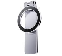 Porta movil - porta movil per computer, porta cellulare per laptop con magnete | Monitor per computer con estensione pieghevole facile da trasportare, supporto per telefono ultrasottile per de