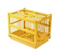 Porta Pájaros | Jaula De Viaje para Pájaros | Transportín Ligero para Loros | Jaula De Transporte para Pájros con Percha De Pie | para Loro, Periquito, Cacatúa, Pinzón, Agapornis, Cacatúa, Cami