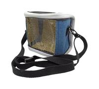 Porta Pájaros - Transparente con Ventana De 6,3 X 3,54 X 5,12 Pulgadas, De Transporte Transpirable para Exteriores, Estuche De Viaje Portátil para Cacatúas | Visita A La Clínica Veterinari