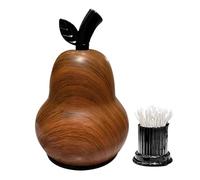 Porta Palillos Dispensador - con Diseño en Forma de Pera y Abertura de Tamaño Grande | Dispensador y Organizador de Palillos - Para La Cocina, El Dormitorio, El Baño, La Cafetería, Las Oficinas, Ho