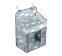 Porta Pañales Colgante - Porta Pañales Para Cuna De 20,32x25,4x35,56 Cm, Apilador De Almacenamiento Impermeable Para Cosas De Bebé | Organizador Ajustable Para Guardería, Puerta De Pared, Botellas Par