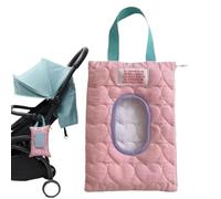 Porta pañales y toallitas | Dispensador acolchado exterior para pañales | para paquete de toallas, para baño, coche, viaje, diario, inodoro, viajero, camping, cochecito