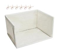 Porta Pannolino per Cani E Gatti - Vassoio Impermeabile Pieghevole con Alti Bordi, Antigoccia con 6 Clip, per Interni, Esterni, Viaggio, Bagno, Balcone, Casa E Addestramento