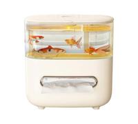Porta Pañuelos | Acuario con Agujero De Alimentación - 2 En 1 Decorativas para De Pañuelos - para Decoración del Hogar Salón Dormitorio Cocina Oficina Escritorio Mesa Estante