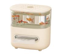 Porta Pañuelos,Acuario Con Agujero De Alimentación | Cubierta Moderna Para De Pañuelos Decoración Acuario,Para Sala Dormitorio Cocina Oficina Apartamento Restaurante Hotel Casa De Campo Interior Escri