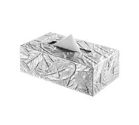 porta pañuelos Caja de cajones de acero inoxidable de alta gama for sala de estar, caja de pañuelos de hotel, lujosa y moderna, comercial dispensador de servilletas(Grande)