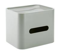 Porta pañuelos Caja de pañuelos con plataforma de estante superior for porta pañuelos de encimera del hogar Dispensador de servilletas(Green)