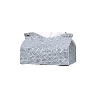 porta pañuelos Caja de pañuelos de cuero PU for sala de estar, mesa de té, caja de pañuelos de cuero PU, soporte nórdico for servilletas de escritorio for cocina, caja de almacenamiento for el hogar d