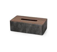 porta pañuelos Caja de pañuelos decorativa for el hogar, for sala de estar, caja de pañuelos de nogal de alta calidad, mesa de comedor for interiores, mesa de café, cajón dispensador de servilletas