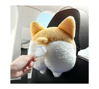 porta pañuelos Caja de pañuelos for coche con trasero de perro, caja de cajón Interior for coche creativa y bonita, decoración Interior de accesorios for coche dispensador de servilletas