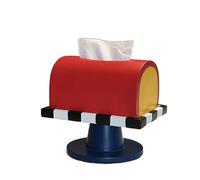 porta pañuelos Caja de pañuelos for muebles del hogar, tablero de ajedrez de colores artísticos con colores contrastantes, cajón de mesa for comedor y sala de estar dispensador de servilletas