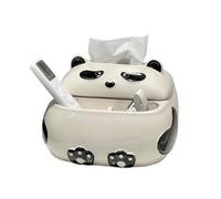 porta pañuelos Caja de pañuelos multifuncional, organizador de escritorio de cerámica, soporte for caja de pañuelos faciales reutilizable for decoración for el hogar y la Oficina dispensador de servil