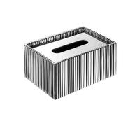 porta pañuelos Caja de papel especial for restaurante de hotel Caja de pañuelos comercial de acero inoxidable de alta calidad Caja de servilletas creativa de lujo dispensador de servilletas(Medio)