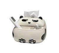 Porta pañuelos Cubierta de Caja pañuelos, Organizador Escritorio cerámica Multifuncional, Soporte Facial Reutilizable Decoración Divertida para el baño