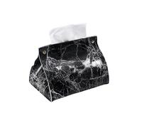 Porta pañuelos Estuche for pañuelos de piel sintética con diseño de mármol, servilletero, caja for pañuelos, bolsa for papeles, estuche for cosméticos, organizador Dispensador de servilletas