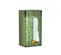 porta pañuelos Glacial Tissue Box Wall-mounted Paper Box Household Kitchen Napkin Box Light Luxury Face Towel Storage Box dispensador de servilletas(Green)