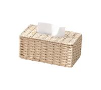 Porta pañuelos Hecho a Mano con Fibras Naturales Solución de Almacenamiento Multifuncional para encimeras Gabinetes Cajones Porta pañuelos de Cuerda de Tejido a Mano Hecho a Mano