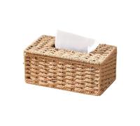 Porta pañuelos Hecho a Mano con Fibras Naturales Solución de Almacenamiento Multifuncional para encimeras Gabinetes Cajones Porta pañuelos de Cuerda de Tejido a Mano Hecho a Mano
