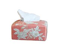 porta pañuelos Soporte for caja de pañuelos de estilo chino Dispensador de caja de pañuelos de cerámica for servilletas de pañuelos faciales Sábanas for secadora Perfecto for encimeras de escritorios