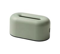 Porta pañuelos Soporte for pañuelos, dispensador de Cubierta Caja, Organizador servilletas for Inodoro Oficina Estética de Oficina(Green)