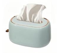 Porta pañuelos, soporte rectangular for cubierta de pañuelos, dispensador de cubierta for caja de pañuelos, organizador de servilletas, caja de pañuelos colgante for baño, dormitorio, oficina y coche(