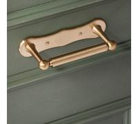 Porta Papel Higiénico Tradicional - Oro Satinado - Elizabeth