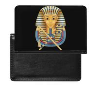 Porta Pasaporte Novedad Delgado Antiguo Egipto Unisex Adulto, Funda Cartera Travel Essentials, Funda Portátil para Pasaporte y Tarjeta de Vacunas, para Mujeres Hombres ( Color : A3 , Size : 14.7x9.8 c