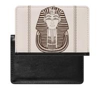 Porta Pasaporte Novedad Delgado Antiguo Egipto Unisex Adulto, Funda Cartera Travel Essentials, Funda Portátil para Pasaporte y Tarjeta de Vacunas, para Mujeres Hombres ( Color : A15 , Size : 14.7x9.8