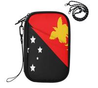 Porta pasaportes para viajes, bandera nacional de Papúa Nueva Guinea | Funda para tarjetas de vacunación, bonito libro de pasaporte para mujer, ultra delgado