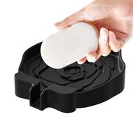 Porta Pastillas de Jabón | Soporte de Esponja de Silicona | Plato de Jabón Antideslizante con Desagüe para Cocina Baño Ducha Viaje