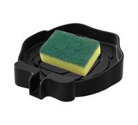Porta Pastillas de Jabón,Soporte de Esponja de Silicona - Portajabones Decorativo de Rosa con Desagüe para Baño Cocina Exterior Viaje Comercial