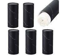 Porta per Auto Cilindrico 14,5 Cm - Set 6 Porta Scatola Di | Supporto Pratico E Facile Da Installare per Portabicchieri, Organizer Auto Elegante E Compatibile Universali