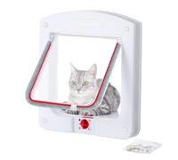 Porta per Gatti e Cani,Porta Schermo per Animali Domestici,Gattaiola per Gatti,Gattaiola per Gatti,Gattaiola Porta,Gattaiola con 4 Impostazioni,Chatiere para gatos,gatitos revolucionarios para gatos