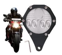 Porta Permiso De Impuesto para Motocicleta, Soporte Hexagonal para Placas De Matrícula, Soporte De Aluminio Impermeable con Llave para Scooter Ciclomotor ATV