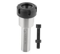 Porta-pinza de sujeción, varilla de extensión de vástago recto, herramienta de roscado para torno CNC con pinza ER32, 80 mm de longitud para refrigeración interna y mecanizado de a